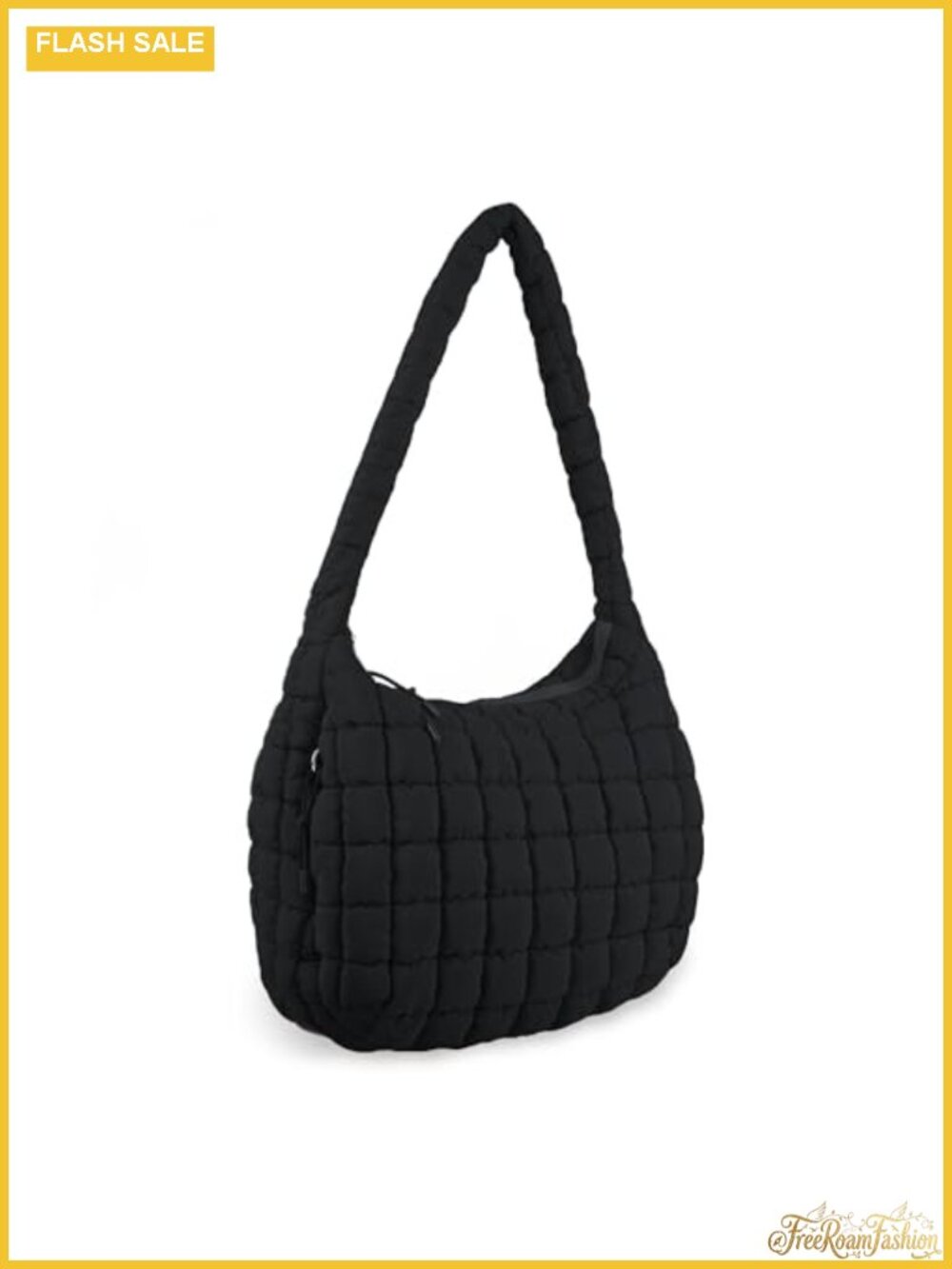 Quilted Puffer Tote Bag Crossbody Shoulder Hobo Nylon Lightweight Purse Travel